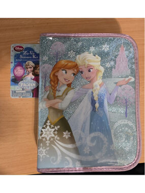 Disney Frozen Zip-Up Stationery Kit One Size Blue Pink